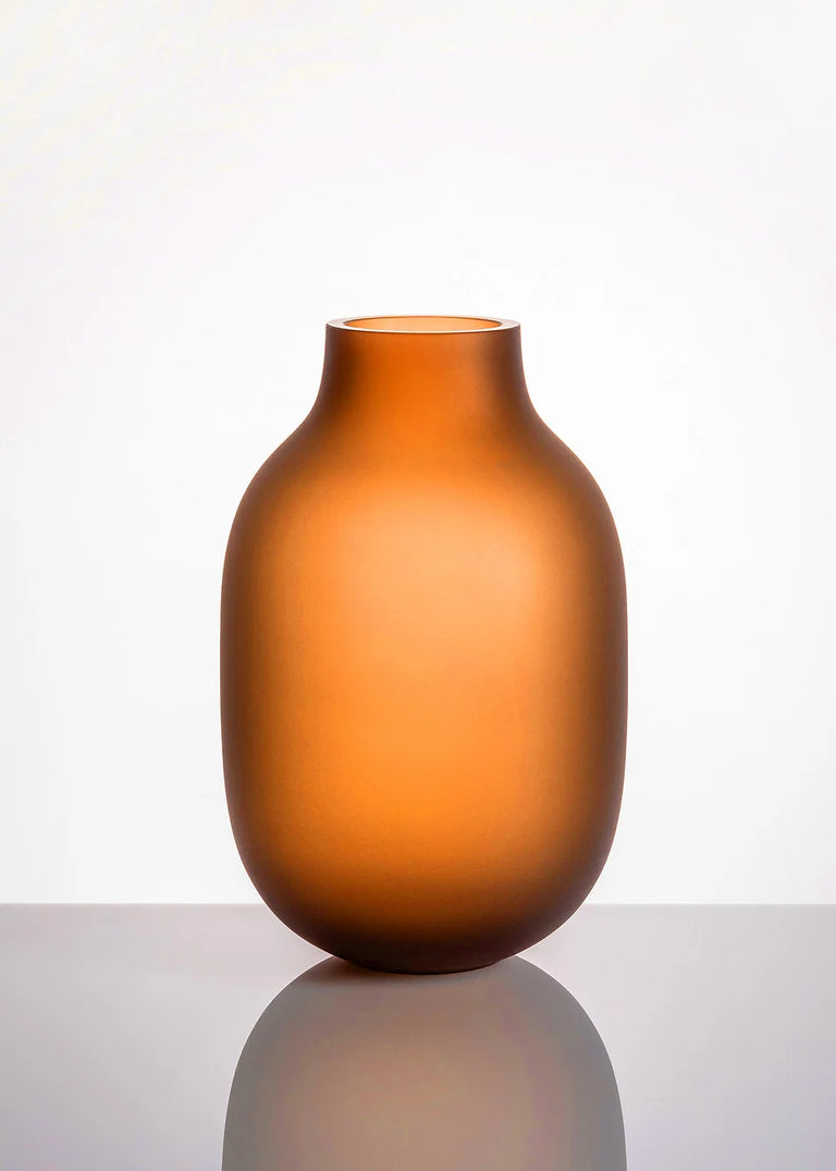 Matte brown vase